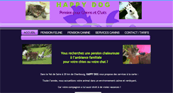 Desktop Screenshot of happydog-pension.com